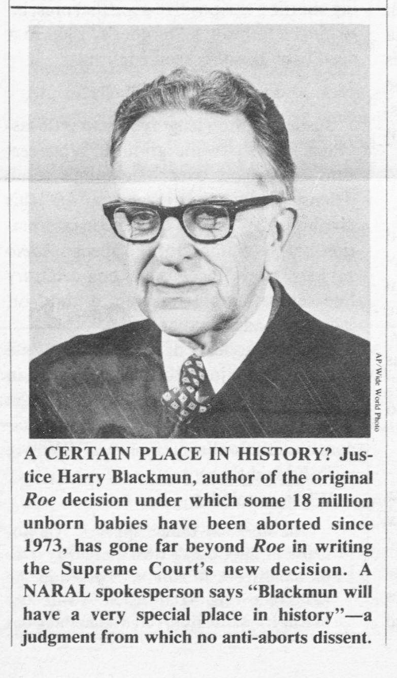 Roe v wade conceptions of choice