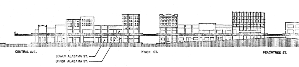 Drawing of Underground Atlanta