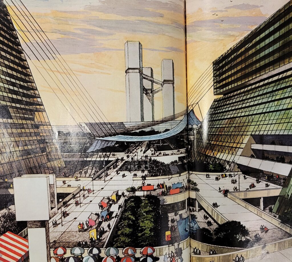 Color image of future city