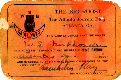 WSB Radiowls Member Card (orange)