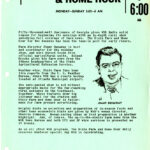 Image of a flyer for WSB radio's program Dixie Farm and Home Hour