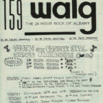 image of a flyer for WALG radio hosting a dance competition