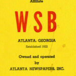 WSB Advertising Rate Card 1952