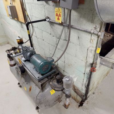 Contaminated Vacuum Pump