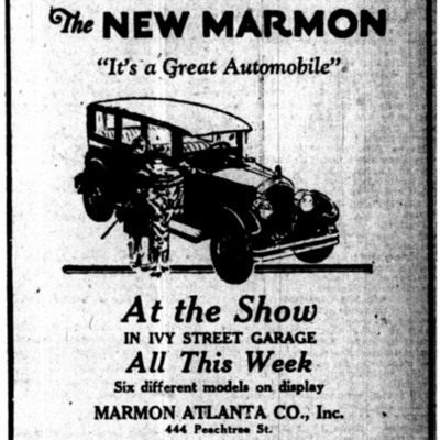 The New Marmon at the Auto Show