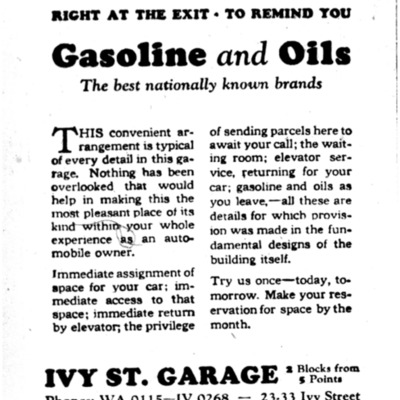 Gasoline and Oils