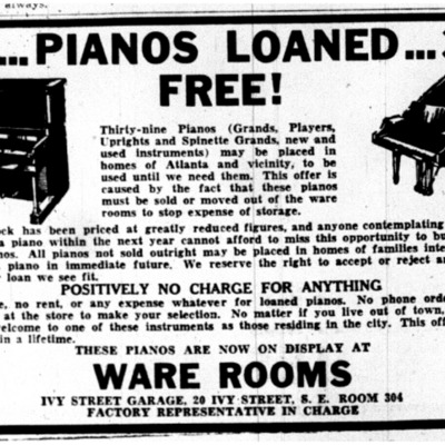 Pianos for Loan