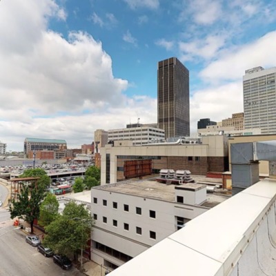 360 Panoramic over Peachtree Center and Decatur Street