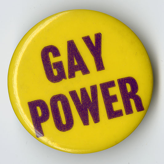 Queer Things — [ID: A picture of a button, with the text “Will